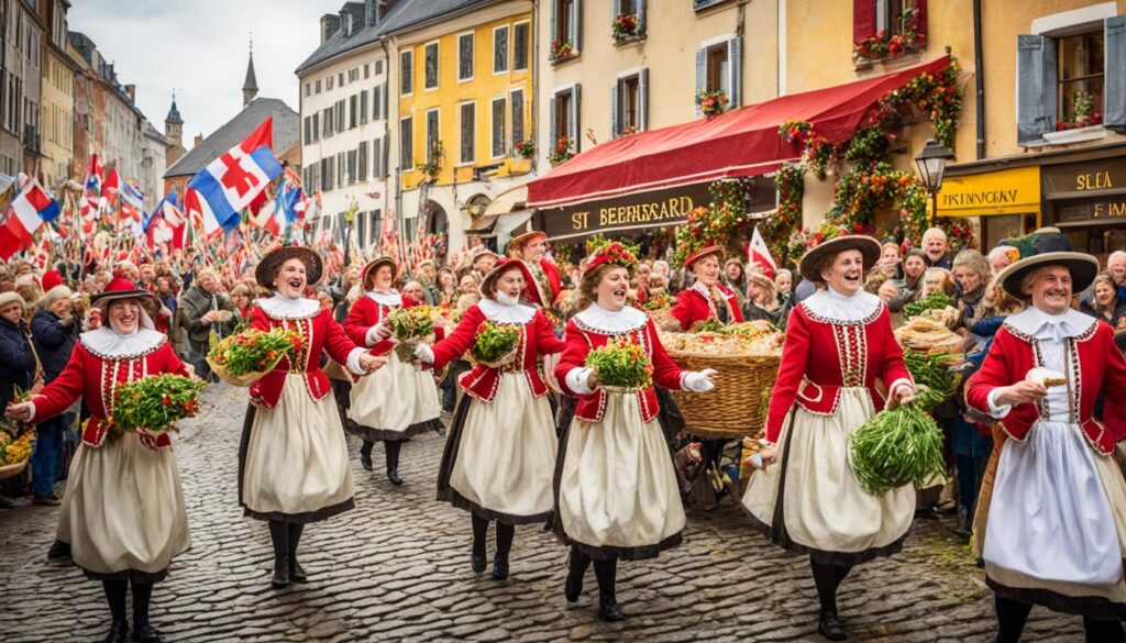 Regionale Traditionen am Namenstag Bernhard
