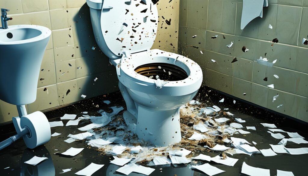 Traumdeutung verschmutzte Toilette