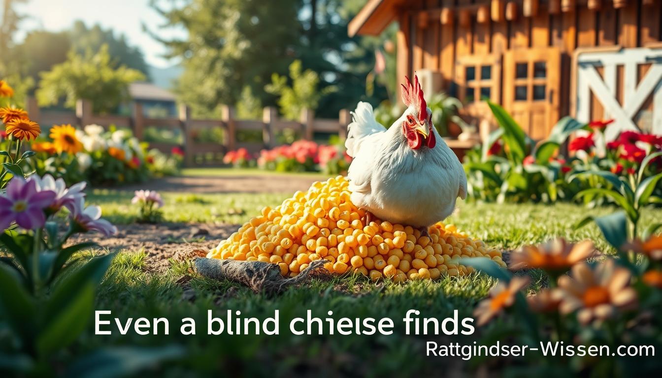 Auch Ein Blindes Huhn Findet Mal Ein Korn Bedeutung www.ratgeber-wissen.com
