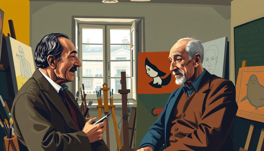 Künstlerfreundschaft zwischen Braque und Picasso