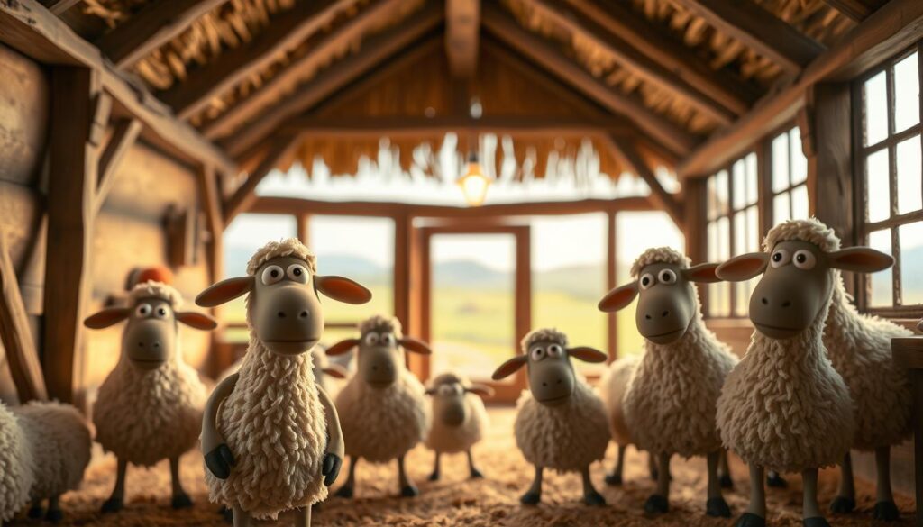 Shaun das Schaf Stop-Motion Animation