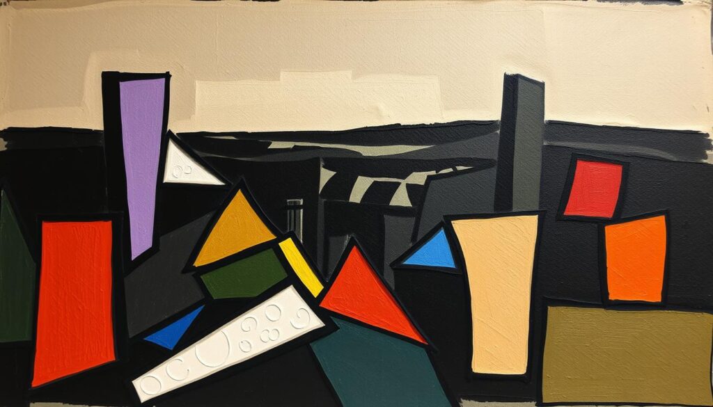 kubistisches Gemälde von Georges Braque