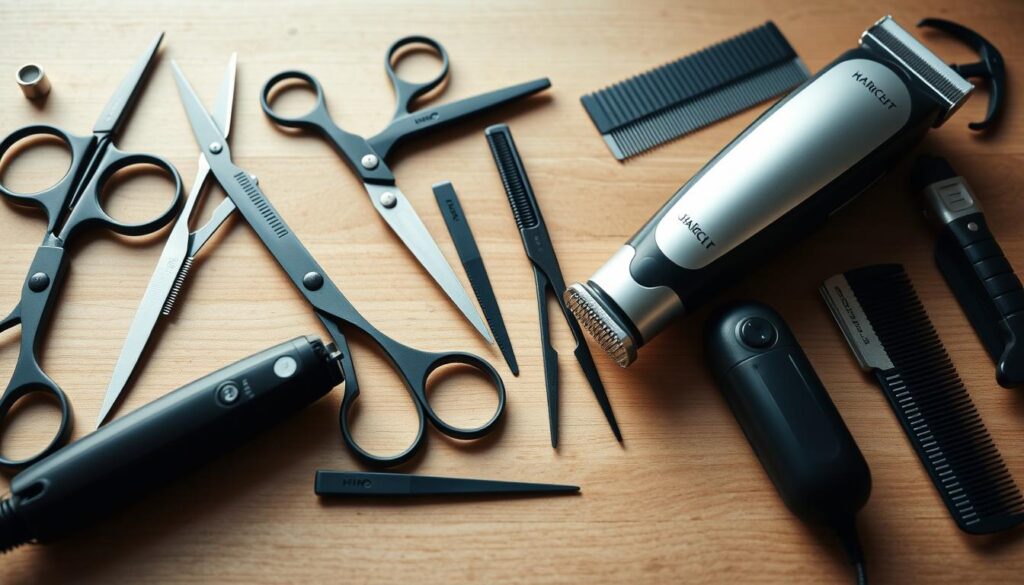 Haare selber schneiden Werkzeuge