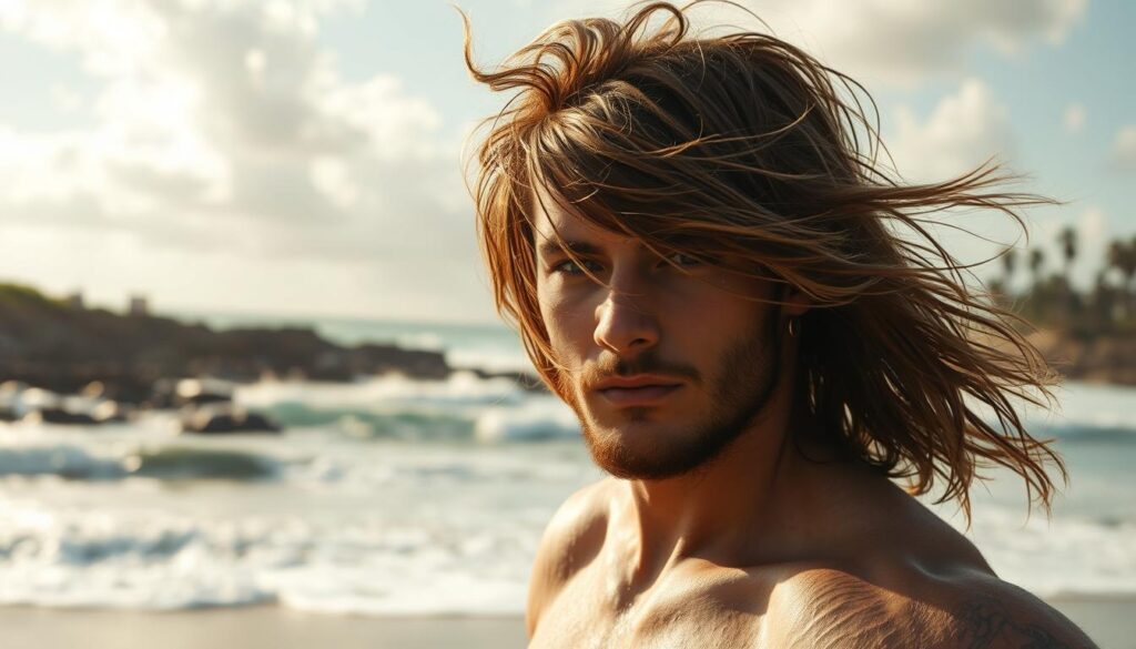 Surfer Hairstyle Männer
