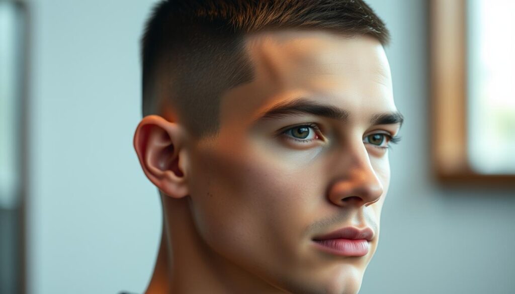 buzz cut frisur