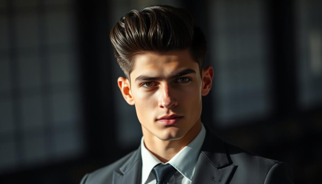 pompadour frisur