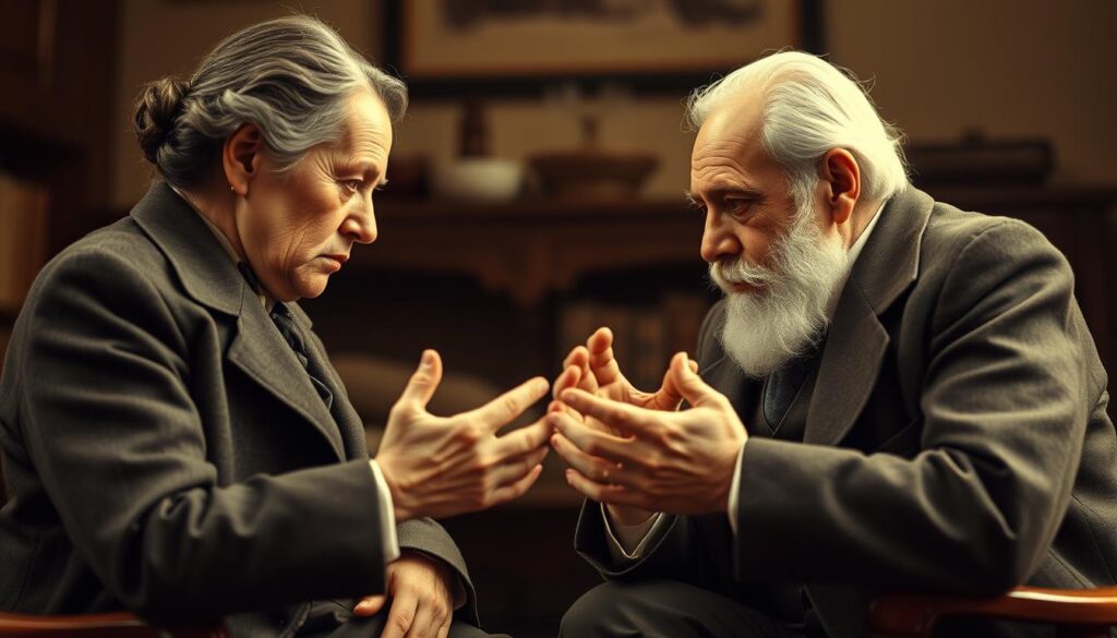 Lou Andreas-Salomé und Sigmund Freud