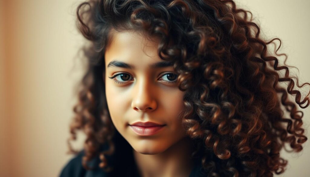 lockige Haare lockige Haare