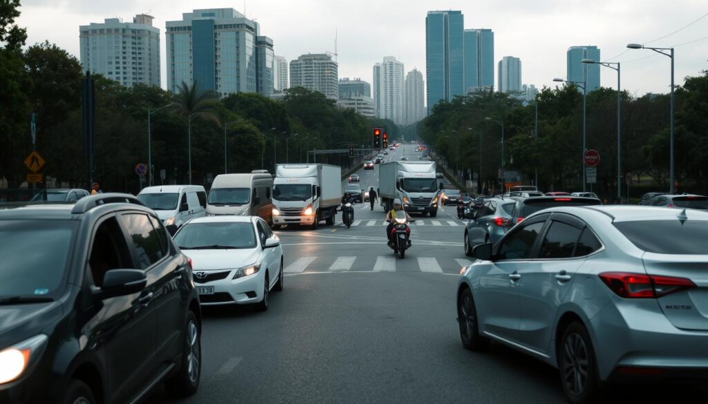 Verkehrstechnik an gleichrangigen Kreuzungen