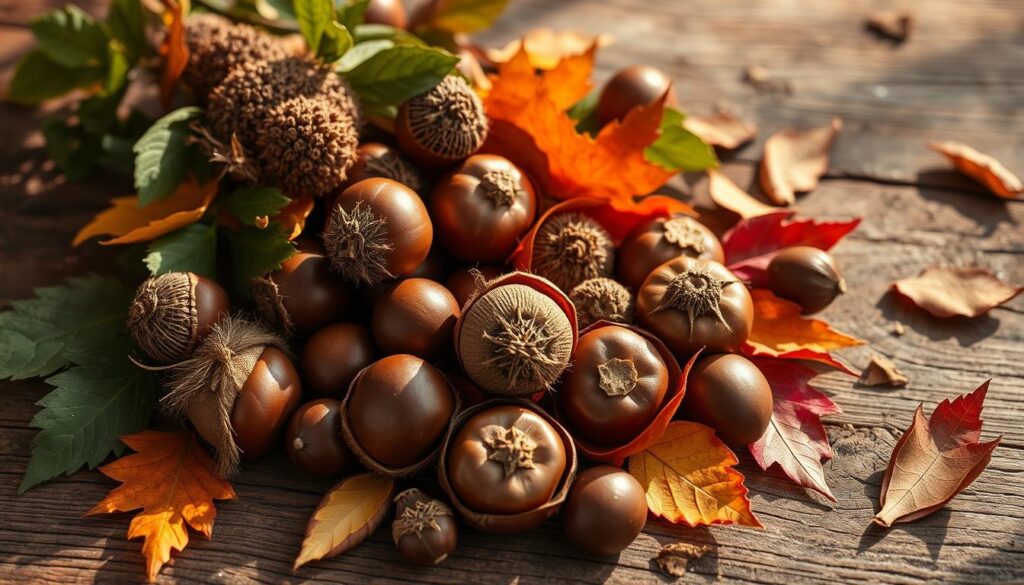 Herbstliche Kastanien Basteltipps Herbstliche Kastanien Basteltipps