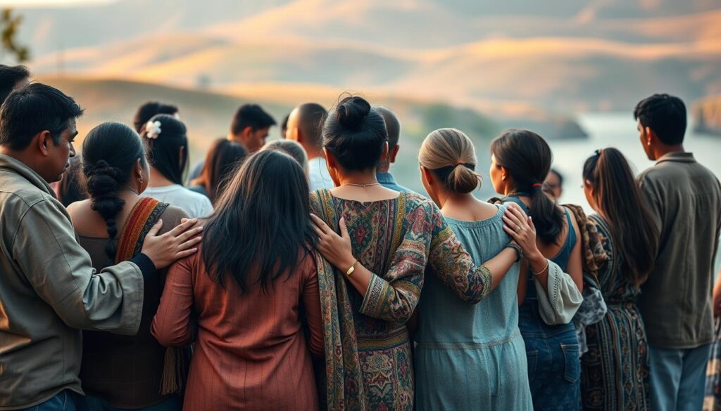 Kulturelle Perspektiven beim Trost spenden