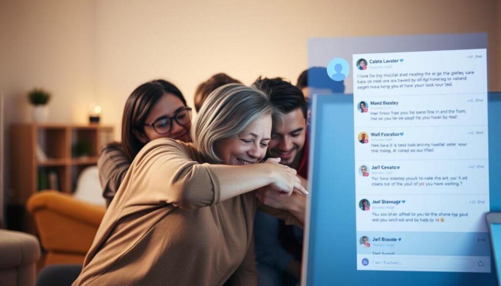 Soziales Netzwerk als Hilfe bei Kummer