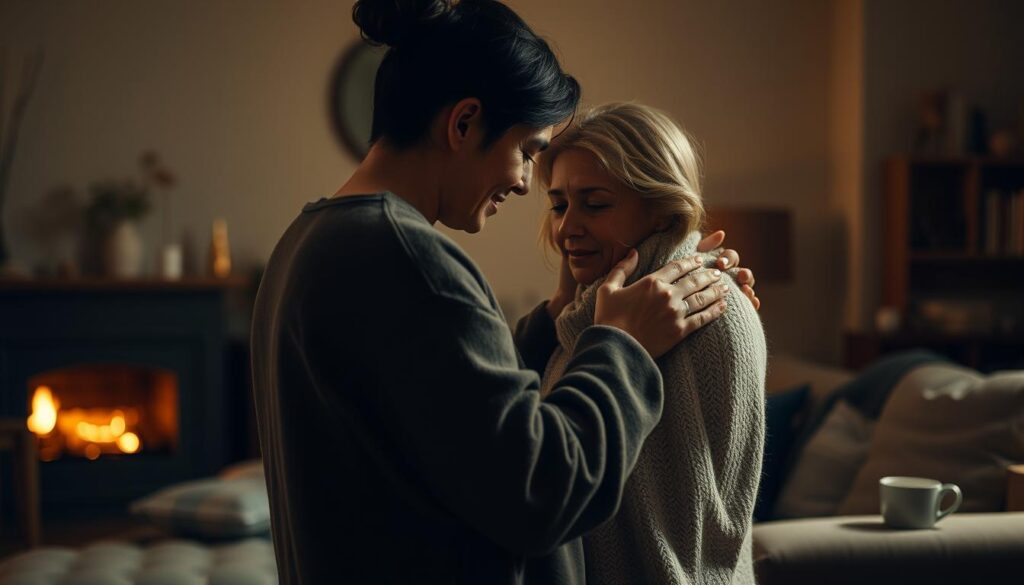 Trösten und aufmuntern