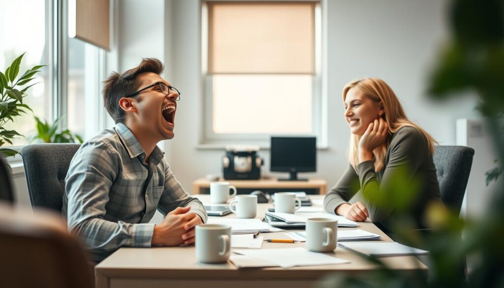 Gähnen ist ansteckend bei Müdigkeit