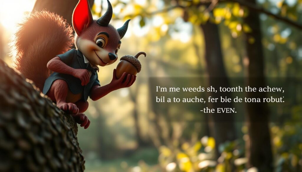 Kritische Analyse des Sprichworts Der Teufel ist ein Eichhörnchen Kritische Analyse des Sprichworts Der Teufel ist ein Eichhörnchen