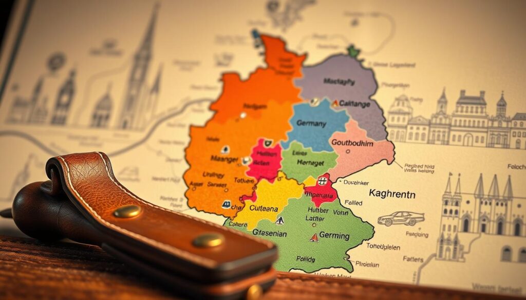 Regionale Unterschiede der Redewendung vom Leder ziehen in Deutschland