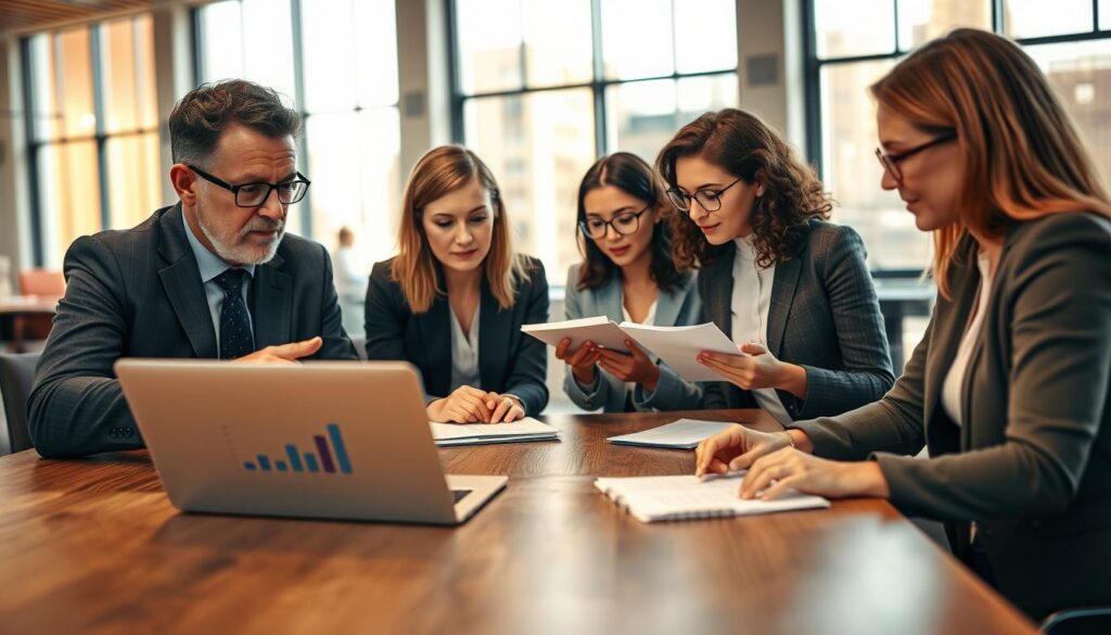 Teamarbeit und berufliche Flexibilität durch mehrere Eisen im Feuer